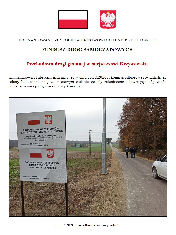 odbior krzywowola
