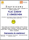 Plac zabaw z uśmiechem - plakat